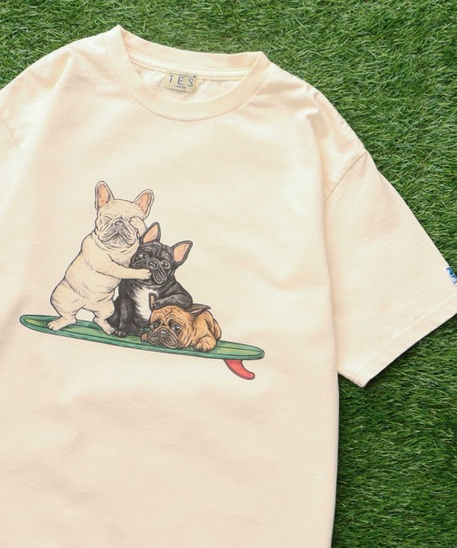 The Endless Summer(エンドレスサマー)の「TES 4BUHI NIKKO T-SHIRT / Tシャツ(Tシャツ/カットソー・メンズ・ピンク/ホワイト/ライトグレー/アイボリー・XX-LARGE/X-LARGE/LARGE/MEDIUM/SMALL)」の3枚目の写真