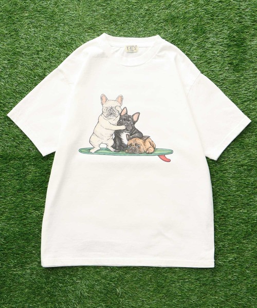 The Endless Summer(エンドレスサマー)の「TES 4BUHI NIKKO T-SHIRT / Tシャツ(Tシャツ/カットソー・メンズ・ピンク/ホワイト/ライトグレー/アイボリー・XX-LARGE/X-LARGE/LARGE/MEDIUM/SMALL)」の6枚目の写真