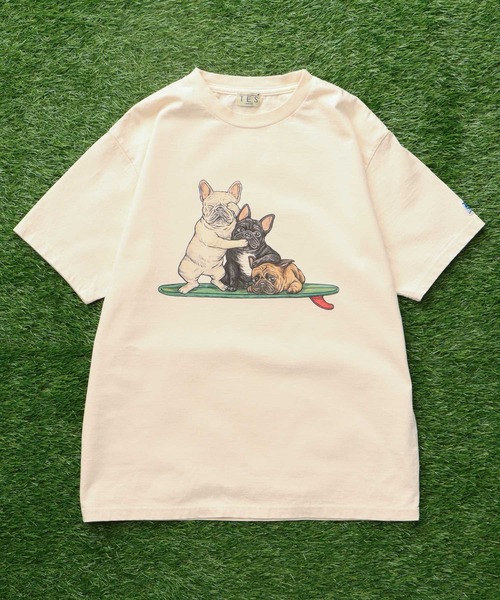 The Endless Summer(エンドレスサマー)の「TES 4BUHI NIKKO T-SHIRT / Tシャツ(Tシャツ/カットソー・メンズ・ピンク/ホワイト/ライトグレー/アイボリー・XX-LARGE/X-LARGE/LARGE/MEDIUM/SMALL)」の9枚目の写真