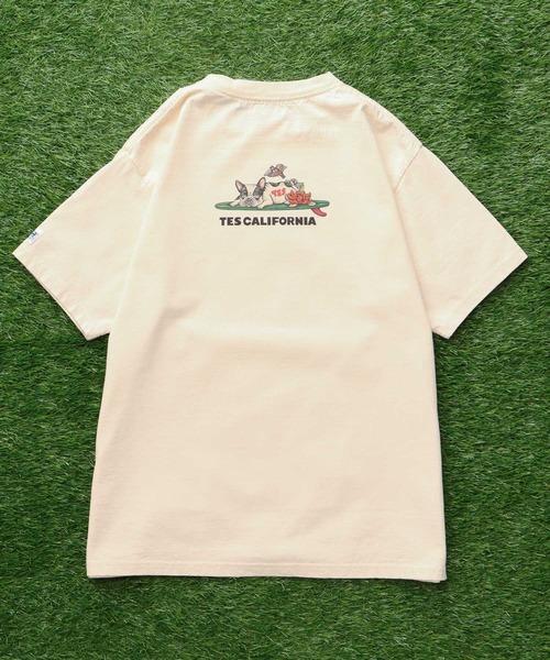 The Endless Summer(エンドレスサマー)の「TES 4BUHI NIKKO T-SHIRT / Tシャツ(Tシャツ/カットソー・メンズ・ピンク/ホワイト/ライトグレー/アイボリー・XX-LARGE/X-LARGE/LARGE/MEDIUM/SMALL)」の10枚目の写真