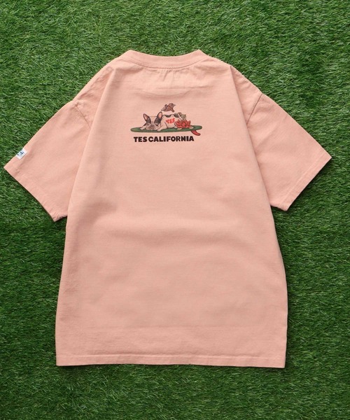 Tシャツ・カットソー [NIIER NOR] CROSS ROSE RAGLAN TEE NIIER NOR CROSS ROSE RAGLAN TEE