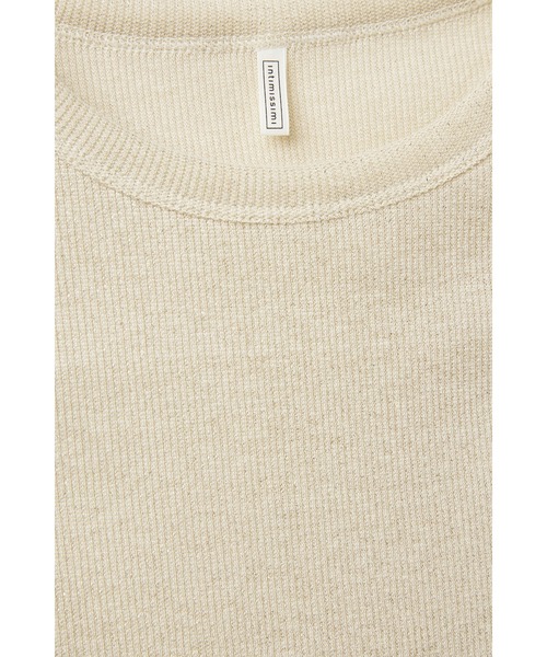 Intimissimi(インティミッシミ)の「ラメ コットンリブ タンクトップ(タンクトップ・レディース・オートミール/サーモンピンク/シルバー/ライトブルー/ブラウン/ブラック/バーガンディー/アクア/タン/サファリグリーン/ライラック/サンドベージュ/グレー/モカ・S/M/L)」の20枚目の写真