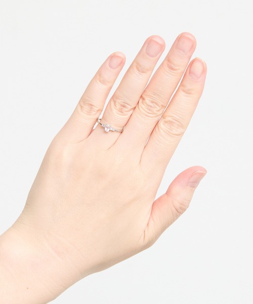 Zoule(ゾーラ)の「Zoule ゾーラ:Mon bijouxシリーズ modest 天然石 リング(リング・レディース・イエロー/ピンク/パープル/ホワイト・FREE)」の17枚目の写真