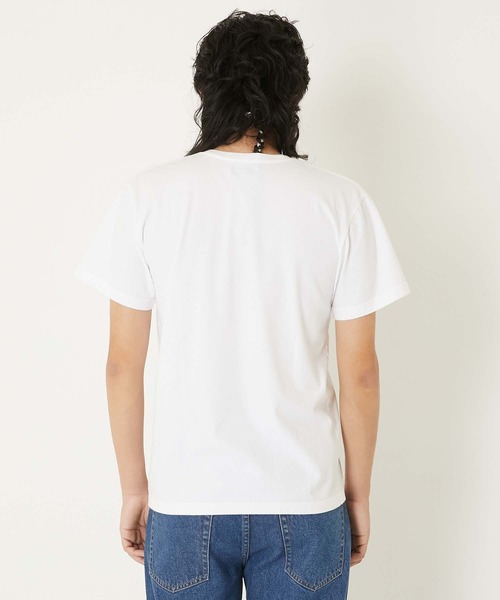 BLUE BLUE(ブルーブルー)の「HT400 SEAL ショートスリーブ Tシャツ(Tシャツ/カットソー・メンズ・ホワイト/ライトグリーン・SMALL/MEDIUM/LARGE/X-LARGE)」の6枚目の写真