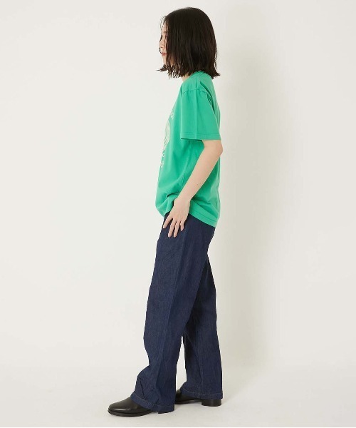 BLUE BLUE(ブルーブルー)の「HT400 SEAL ショートスリーブ Tシャツ(Tシャツ/カットソー・メンズ・ホワイト/ライトグリーン・SMALL/MEDIUM/LARGE/X-LARGE)」の22枚目の写真