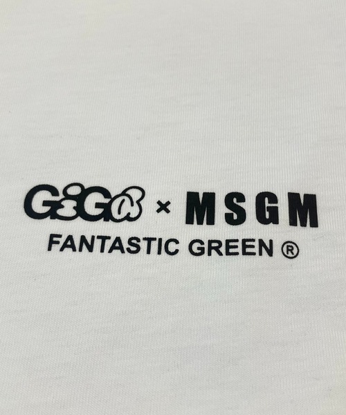 MSGM(エムエスジーエム)の「MSGM FANTASTIC GREEN オーガニックコットンTシャツ「IT'S HOT HERE!」(Tシャツ/カットソー・メンズ・ホワイト・S/M)」の12枚目の写真