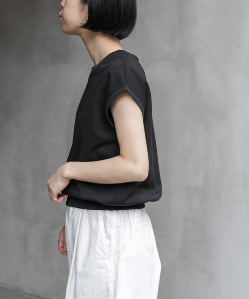 FORK&SPOON（フォークアンドスプーン）の「FORK&SPOON　イスラエルピマダブルフェイスTシャツ（Tシャツ/カットソー・レディース・ブラウン/ブラック/オフホワイト/ブルー・1）」の20枚目の写真