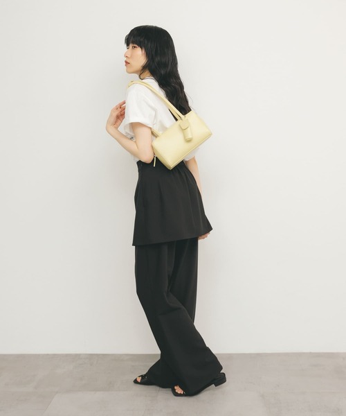 KBF(ケイビーエフ)の「リップケース付きショルダーBAG(ショルダーバッグ・レディース・ブラック/アイボリー/イエロー・ONE)」の12枚目の写真