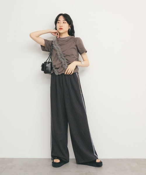 KBF(ケイビーエフ)の「リップケース付きショルダーBAG(ショルダーバッグ・レディース・ブラック/アイボリー/イエロー・ONE)」の22枚目の写真