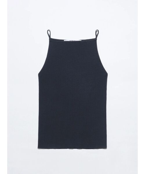 VEQUM（VEQUM）の「【VEQUM】RIB HALTER NECK TOPS（キャミソール・レディース・ブラック/ネイビー/カーキ・FREE）」の6枚目の写真