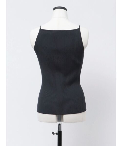 VEQUM（VEQUM）の「【VEQUM】RIB HALTER NECK TOPS（キャミソール・レディース・ブラック/ネイビー/カーキ・FREE）」の10枚目の写真