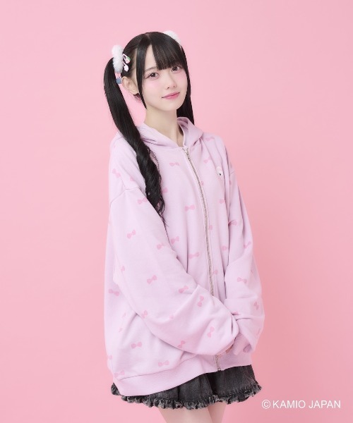 Hauls（ハウルズ）の「リボンまみれ☆まじベリコラボZIPパーカー