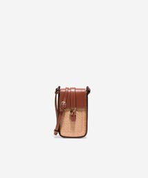セール☆COLE HAAN ミニ ショルダー バッグ（ブラウン） セール】ミニフォーンクロスボディ womens（ショルダーバッグ