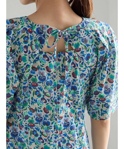 Te chichi（テチチ）の「【LIBERTY】フレアーワンピース《2025summer catalog item》（ワンピース・レディース・ベージュ/グリーン・F）」の10枚目の写真