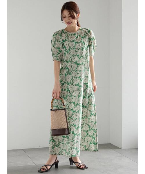 Te chichi（テチチ）の「【LIBERTY】フレアーワンピース《2025summer catalog item》（ワンピース・レディース・ベージュ/グリーン・F）」の13枚目の写真