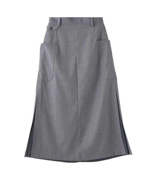 MILKFED.（ミルクフェド）の「FLARED CARGO SKIRT（スカート・レディース・グレー/ブラック/ベージュ・ONE SIZE）」の13枚目の写真