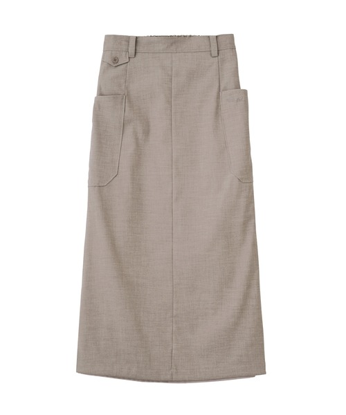 MILKFED.（ミルクフェド）の「FLARED CARGO SKIRT（スカート・レディース・グレー/ブラック/ベージュ・ONE SIZE）」の15枚目の写真