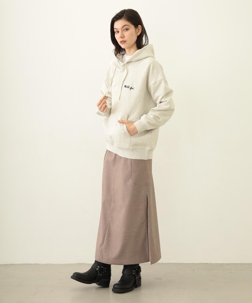 MILKFED.（ミルクフェド）の「FLARED CARGO SKIRT（スカート・レディース・グレー/ブラック/ベージュ・ONE SIZE）」の6枚目の写真