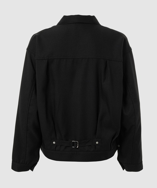 DAIRIKU 2pkt Polyester Jacket Lサイズ 黒 DAIRIKU/2pkt Polyester Jacket（Black）［2ポケット