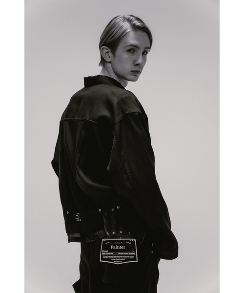 DAIRIKU 2pkt Polyester Jacket Lサイズ 黒 DAIRIKU/2pkt Polyester Jacket（Black）［2ポケット