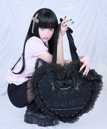 AVENCHUMU（アバンチュウム）の「Love heart's cake tote bag（トートバッグ）」
