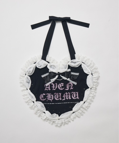 AVENCHUMU(アバンチュウム)の「Love heart's cake tote bag(トートバッグ・レディース・ピンク/ブラック/レオパード/ピンク系その他/ブラック×ホワイト/ドット/その他1・FREE)」の16枚目の写真