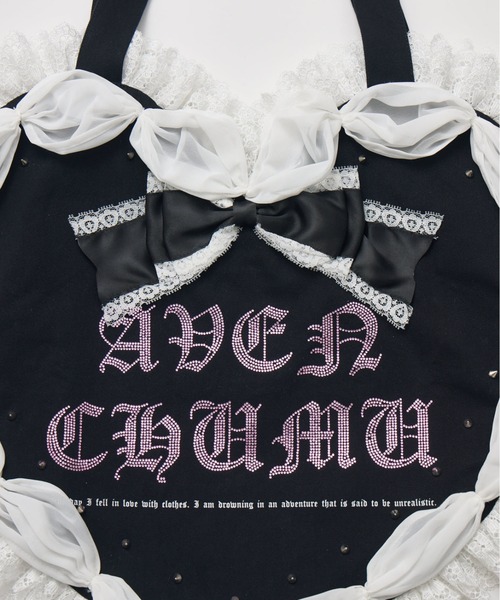 AVENCHUMU(アバンチュウム)の「Love heart's cake tote bag(トートバッグ・レディース・ピンク/ブラック/レオパード/ピンク系その他/ブラック×ホワイト/ドット/その他1・FREE)」の15枚目の写真