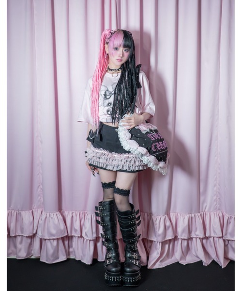 AVENCHUMU(アバンチュウム)の「Love heart's cake tote bag(トートバッグ・レディース・ピンク/ブラック/レオパード/ピンク系その他/ブラック×ホワイト/ドット/その他1・FREE)」の20枚目の写真