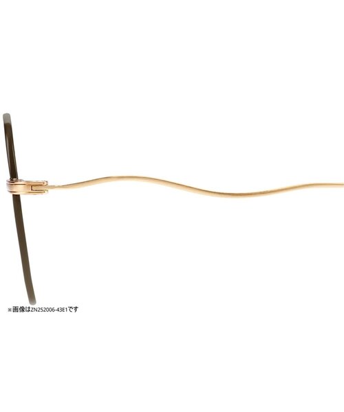 Zoff(ゾフ)の「【きりまるさんコラボ】ウェリントン型 メガネ|多角形フレーム|伊達メガネ 度付きメガネ|レディース|うねうね 波型|Zoff|Kirimaru(メガネ・レディース・ブラウン系その他4/ブラウン系その他/ブラウン・FREE)」の6枚目の写真