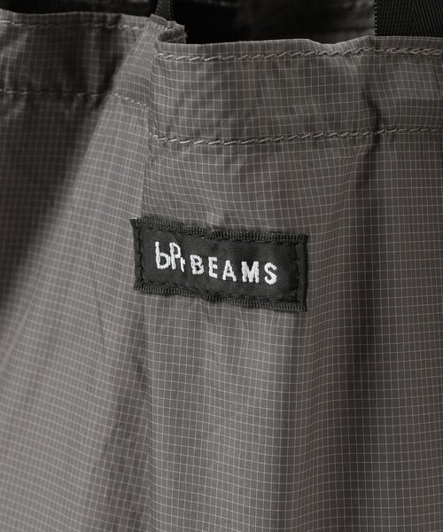 bpr BEAMS（ビーピーアール ビームス ）の「リップストップ ショルダートートバッグ M（トートバッグ・レディース・グリーン/ブラック/パープル/グレー/オレンジ/ベージュ・ONE SIZE）」の21枚目の写真