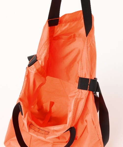 bpr BEAMS（ビーピーアール ビームス ）の「リップストップ ディープ トートバッグ M（トートバッグ・レディース・グリーン/ブラック/パープル/グレー/オレンジ/ベージュ・ONE SIZE）」の19枚目の写真