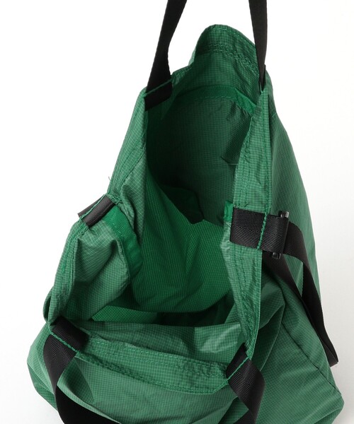bpr BEAMS（ビーピーアール ビームス ）の「リップストップ ディープ トートバッグ M（トートバッグ・レディース・グリーン/ブラック/パープル/グレー/オレンジ/ベージュ・ONE SIZE）」の22枚目の写真