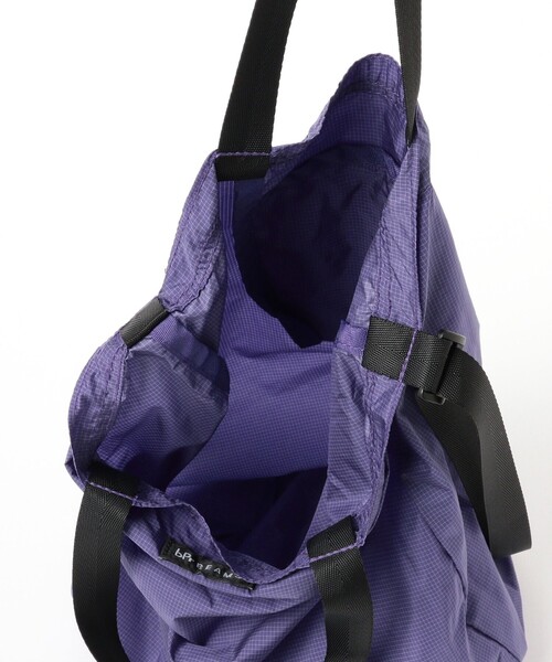 bpr BEAMS（ビーピーアール ビームス ）の「リップストップ ディープ トートバッグ M（トートバッグ・レディース・グリーン/ブラック/パープル/グレー/オレンジ/ベージュ・ONE SIZE）」の16枚目の写真