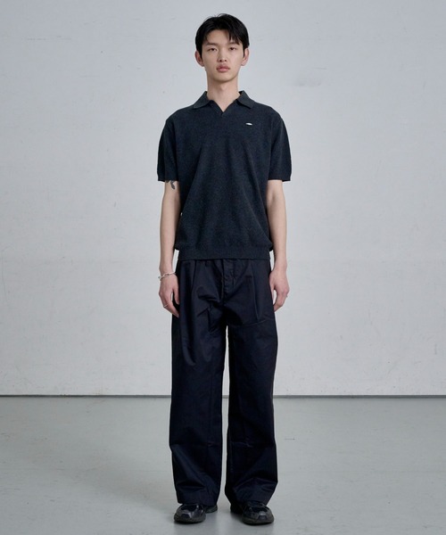 THE CLE(ザクレ)の「TWILL WORK PANTS / ツイルワークパンツ【ツイル】【ワーク】 スラックス パンツ メンズ(スラックス・メンズ・ブラック・SMALL/MEDIUM/LARGE)」の5枚目の写真