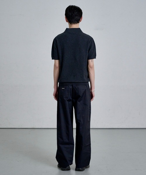 THE CLE(ザクレ)の「TWILL WORK PANTS / ツイルワークパンツ【ツイル】【ワーク】 スラックス パンツ メンズ(スラックス・メンズ・ブラック・SMALL/MEDIUM/LARGE)」の7枚目の写真