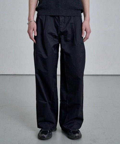THE CLE(ザクレ)の「TWILL WORK PANTS / ツイルワークパンツ【ツイル】【ワーク】 スラックス パンツ メンズ(スラックス・メンズ・ブラック・SMALL/MEDIUM/LARGE)」の8枚目の写真