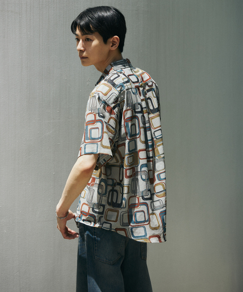 JOURNAL STANDARD(ジャーナルスタンダード)の「”吸水速乾 / 通気性” EVALET ライト メッシュ パターン シャツ(シャツ/ブラウス・メンズ・その他/ブラウン系その他/ブルー系その他/コバルトブルー/ライトグレー・LARGE/MEDIUM/SMALL)」の8枚目の写真