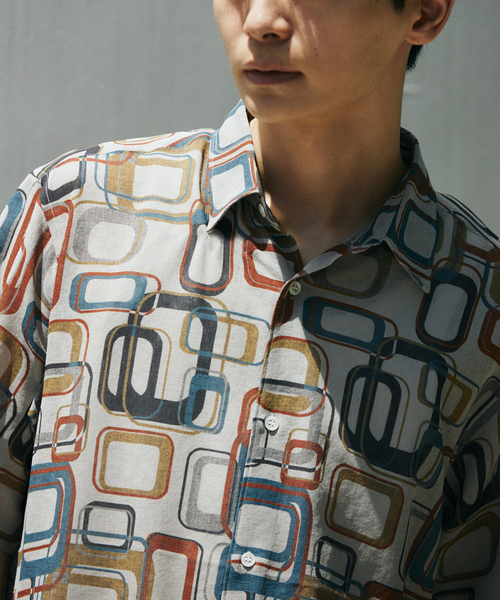 JOURNAL STANDARD(ジャーナルスタンダード)の「”吸水速乾 / 通気性” EVALET ライト メッシュ パターン シャツ(シャツ/ブラウス・メンズ・その他/ブラウン系その他/ブルー系その他/コバルトブルー/ライトグレー・LARGE/MEDIUM/SMALL)」の6枚目の写真