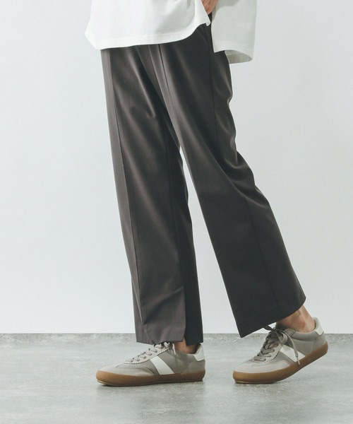 GLOBAL WORK（グローバルワーク）の「スゴラクストレッチスリットパンツ/323390（その他パンツ・レディース・ブラック/チャコールグレー/ホワイト・MEDIUM/SMALL/LARGE）」の3枚目の写真