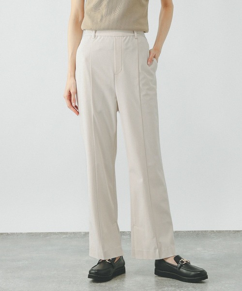 GLOBAL WORK（グローバルワーク）の「スゴラクストレッチスリットパンツ/323390（その他パンツ・レディース・ブラック/チャコールグレー/ホワイト・MEDIUM/SMALL/LARGE）」の13枚目の写真