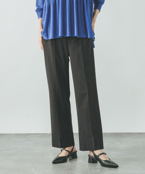 GLOBAL WORK（グローバルワーク）の「スゴラクストレッチスリットパンツ/323390（その他パンツ・レディース・ブラック/チャコールグレー/ホワイト・MEDIUM/SMALL/LARGE）」の17枚目の写真