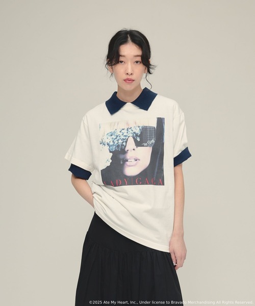 tシャツ 「eL」GAGA Photo Tee/492733 レディース eL】GAGA Photo Tee/492733（Tシャツ/カットソー）｜eL（エル