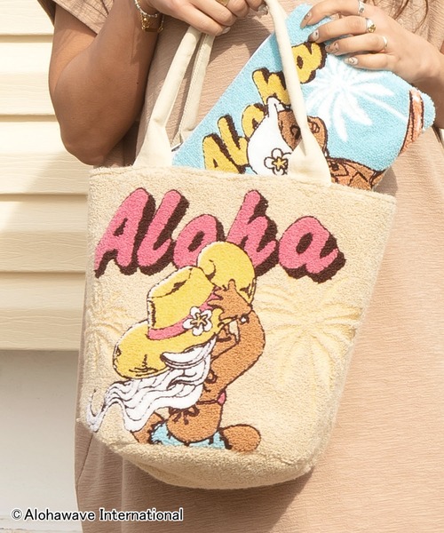 Kahiko（カヒコ）の「【Kahiko】ALOHA MAPUA サガラ刺繍トートバッグ（トートバッグ・レディース・ベージュ/ミント/ピンク/ブルー・FREE）」の2枚目の写真