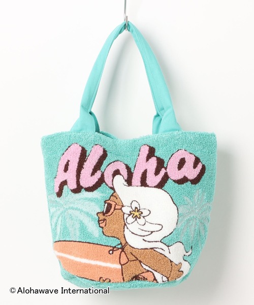 Kahiko（カヒコ）の「【Kahiko】ALOHA MAPUA サガラ刺繍トートバッグ（トートバッグ・レディース・ベージュ/ミント/ピンク/ブルー・FREE）」の3枚目の写真