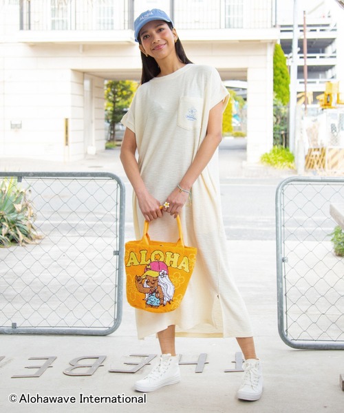Kahiko(カヒコ)の「【Kahiko】ALOHA MAPUA サガラ刺繍トートバッグ(トートバッグ・レディース・ベージュ/ミント/ピンク/ブルー/ライトピンク/オレンジ・FREE)」の14枚目の写真