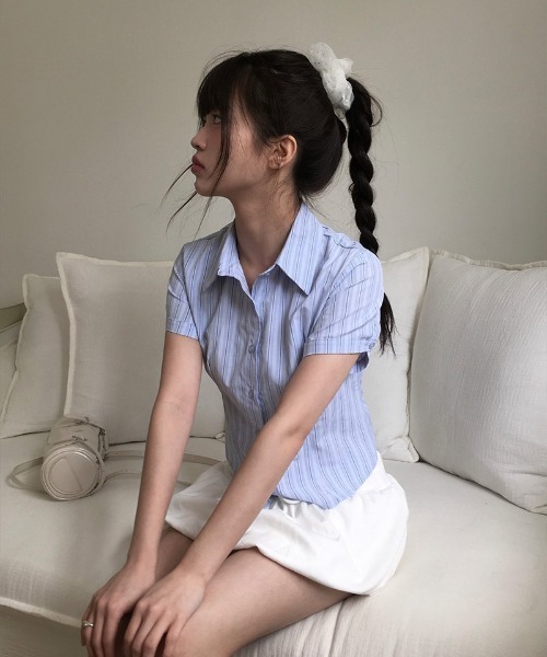 Slim cropped daft cuffs поло — футболка с укороченным кроем и манжетами.