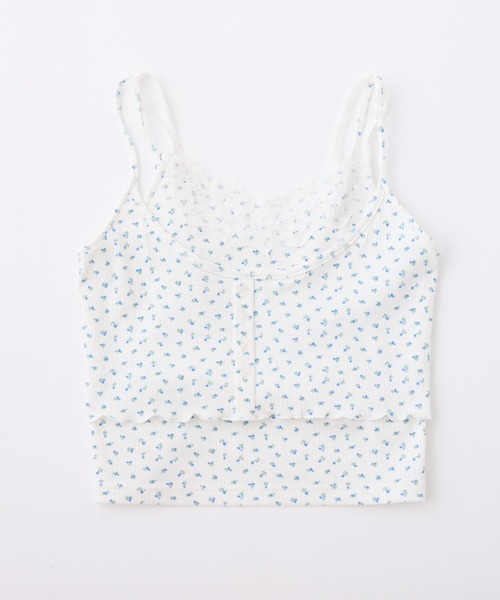 one after another NICE CLAUP(ワンアフターアナザーナイスクラップ)の「レイヤードキャミソール(キャミソール・レディース・オフホワイト/ホワイト系その他/ドット/ブラック・FREE)」の17枚目の写真