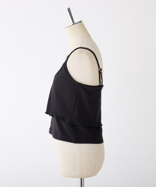 one after another NICE CLAUP(ワンアフターアナザーナイスクラップ)の「レイヤードキャミソール(キャミソール・レディース・オフホワイト/ホワイト系その他/ドット/ブラック・FREE)」の22枚目の写真