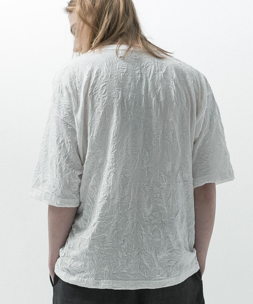 SLICK(スリック)の「【SLICK/スリック】Catch Washer Pocket T-shirt / キャッチワッシャーポケットTシャツ(Tシャツ/カットソー・メンズ・ホワイト/ブラック・1/2/3)」の5枚目の写真