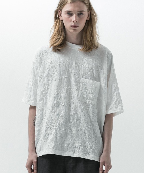 SLICK(スリック)の「【SLICK/スリック】Catch Washer Pocket T-shirt / キャッチワッシャーポケットTシャツ(Tシャツ/カットソー・メンズ・ホワイト/ブラック・1/2/3)」の6枚目の写真
